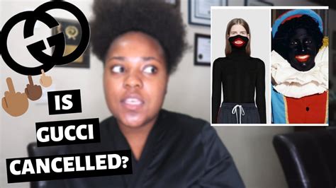 gucci fashion show black faces|gucci cancelled.